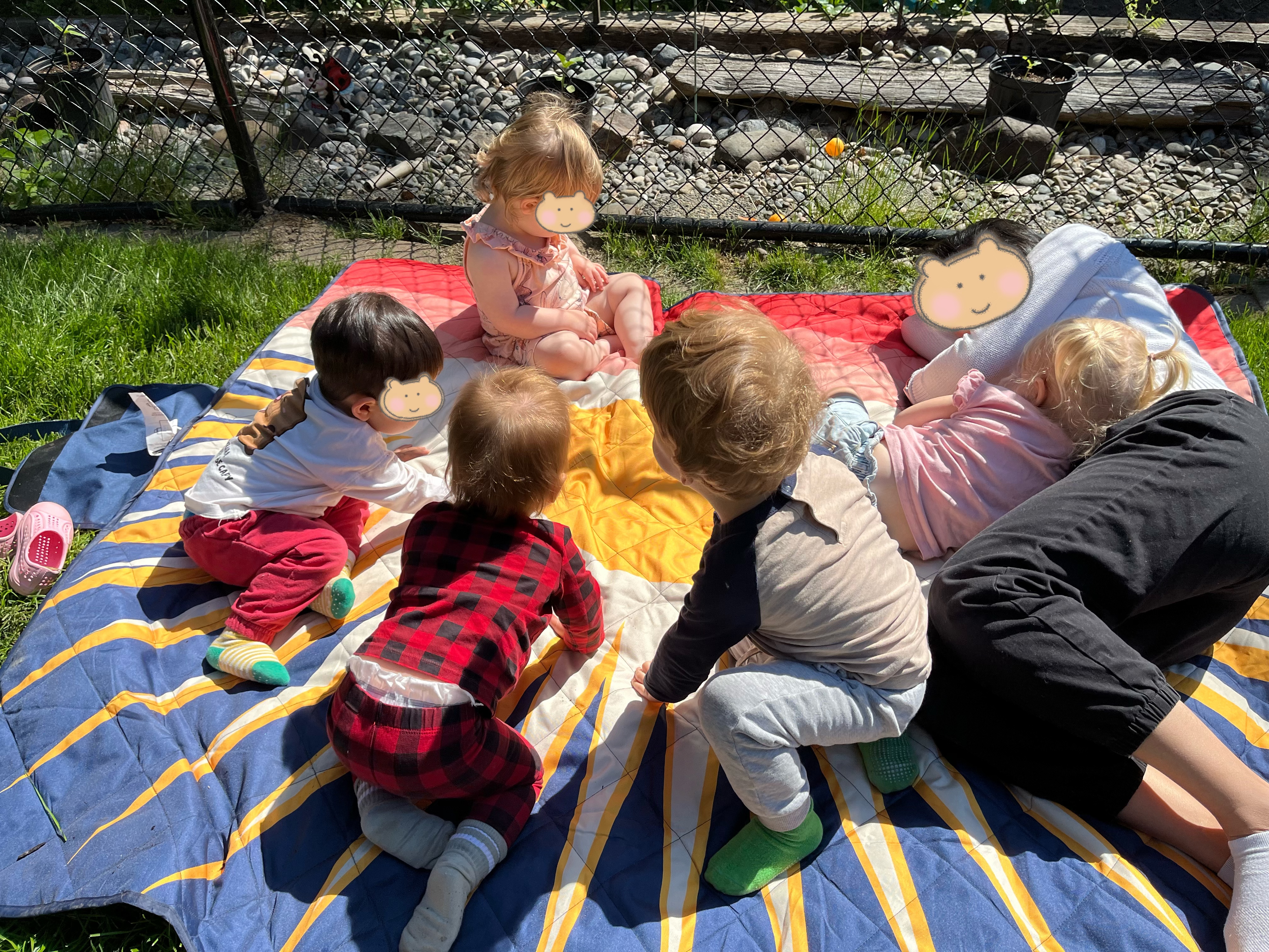 Children exploring and having fun in nature at Forest Cubs Childcare