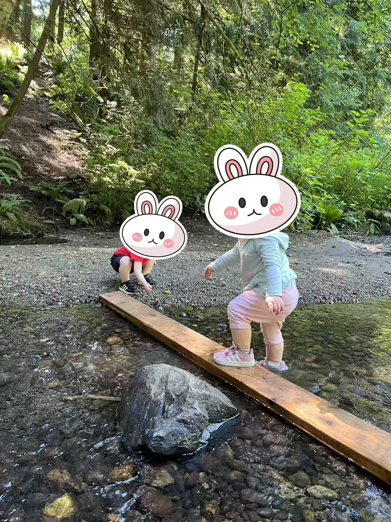 Children creating lasting memories through outdoor exploration at Forest Cubs Childcare